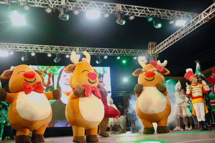 Abertura do Natal de Campo Grande transforma o Centro em palco de festa e alegria para toda a família