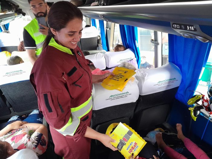 Ação realizada no Terminal Rodoviário de Campo Grande nesta quinta-feira II