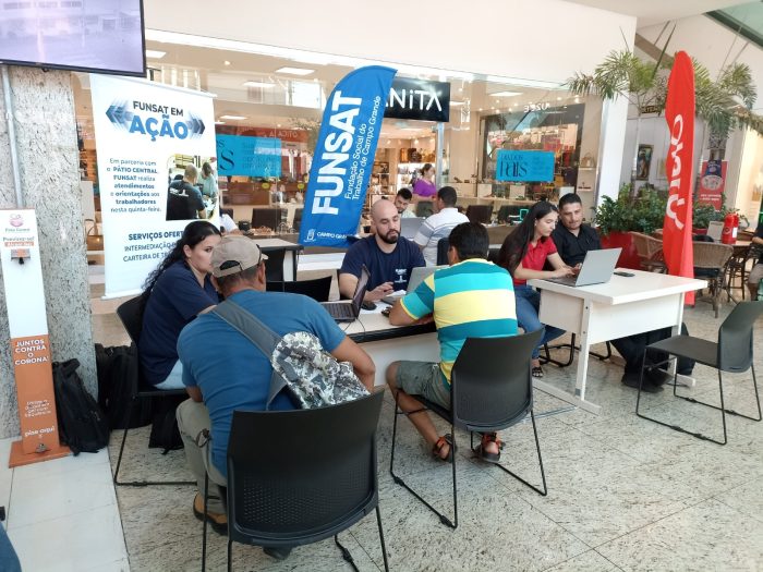 Ações itinerantes da Funsat encaminharam cerca de 250 pessoas para o mercado de trabalho no mês de agosto