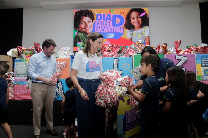 Agências do Detran-MS serão ponto de entrega dos brinquedos da Caixa Encantada para instituições do interior