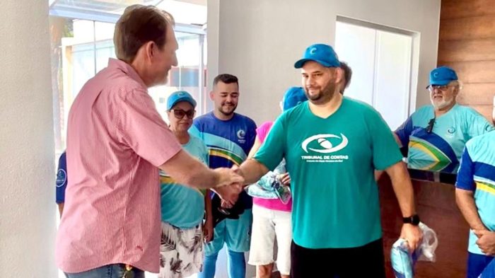 Atletas do TCE-MS recebem uniformes e treinam para Olimpíada dos Tribunais de Contas