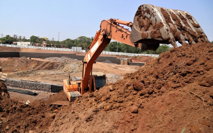 Bacia de amortecimento será concluída em dezembro e ajudará a evitar alagamentos na região do Parque das Nações Indígenas