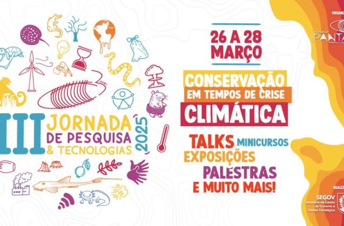 Bioparque Pantanal abre inscrições para a terceira edição da Jornada de Pesquisa e Tecnologias