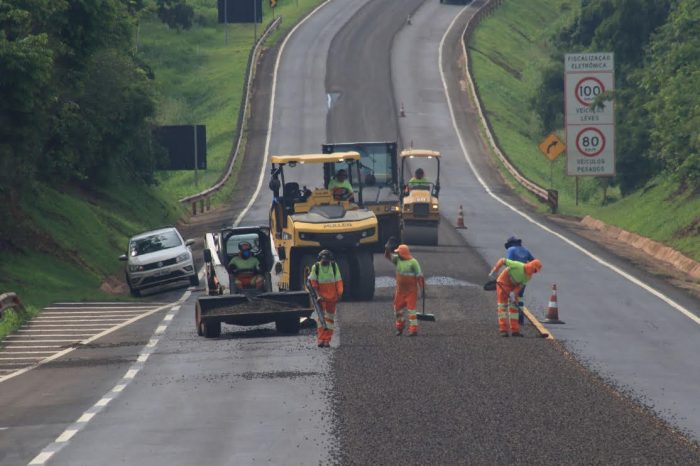 CCR MSVia segue com obras na BR-163 MS nesta terça-feira