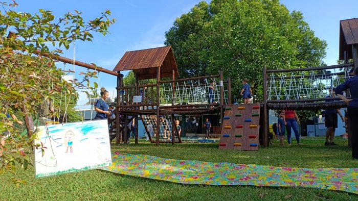 CEI Detran inaugura playground sustentável e pais celebram conquista que enriquece vivências da educação infantil