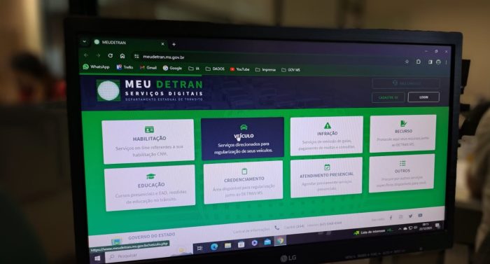 Cidadão pode solicitar primeiro emplacamento do veículo digitalmente