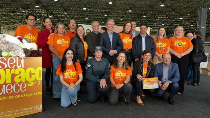 Com 85,1 mil peças arrecadadas, segurança pública mantém destaque na Campanha Seu Abraço Aquece