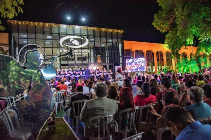 Com show de luzes, sustentabilidade e solidariedade, TCE-MS encanta com celebração inédita de Natal