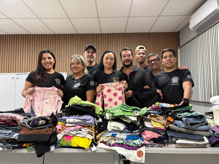 Corrente de solidariedade mobiliza servidores e arrecada 5,6 mil peças no Detran-MS