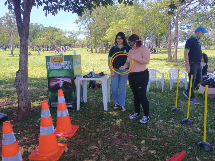 Detran-MS participa de Festival de Verão com atividade de conscientização contra dirigir embriagado