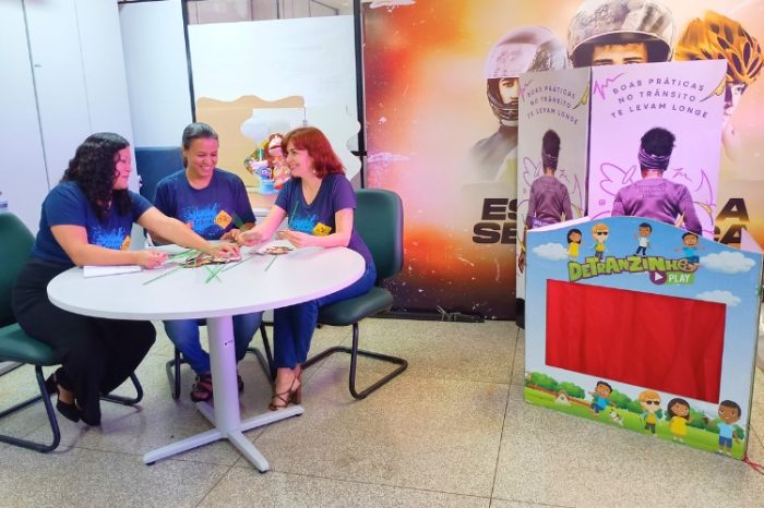 Educação para trânsito por paixão o Detran-MS e o trio de servidoras que conquistam prêmios e o coração das crianças