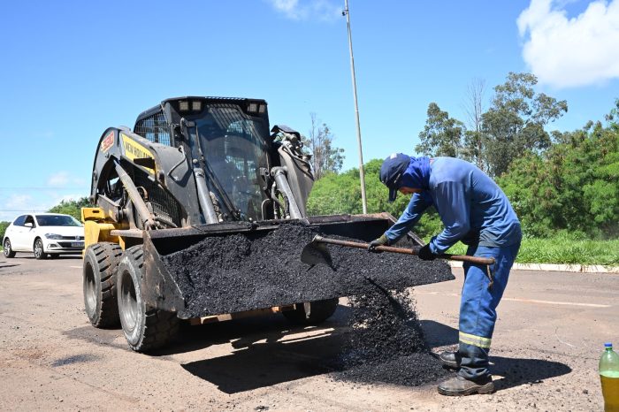 Equipes intensificam tapa-buracos e a remoção de árvores caídas