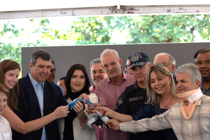 Governo de MS e Federal entregam novas viaturas ao Batalhão de Polícia Militar Rural da PMMS
