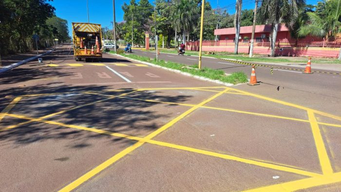 Governo do Estado e Detran-MS reforçam sinalização em Sidrolândia, Nioaque e Coxim
