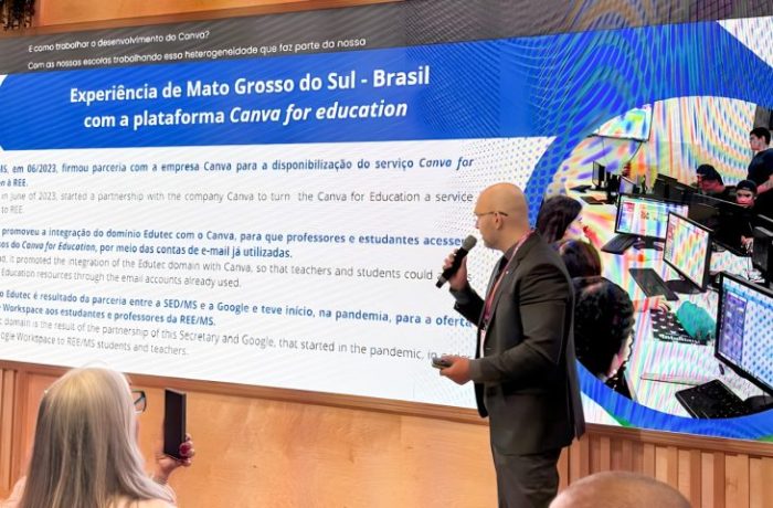 MS é destaque em Londres ao apresentar em evento global ferramentas digitais na educação