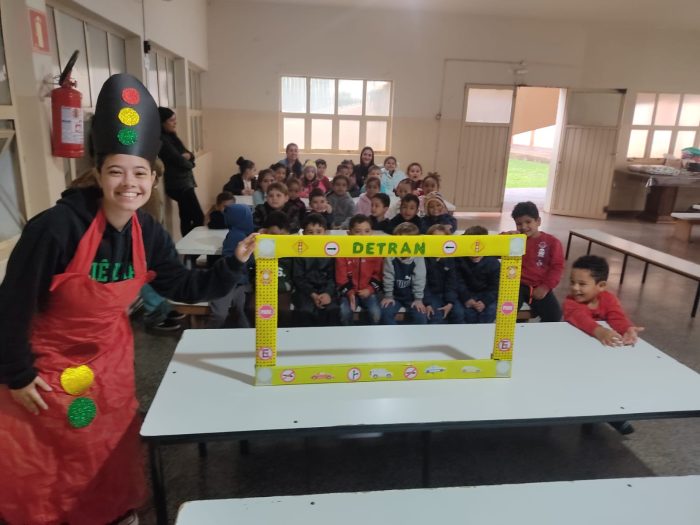 Maio Amarelo atividade lúdica do Detran-MS chega a 200 crianças de Dourados