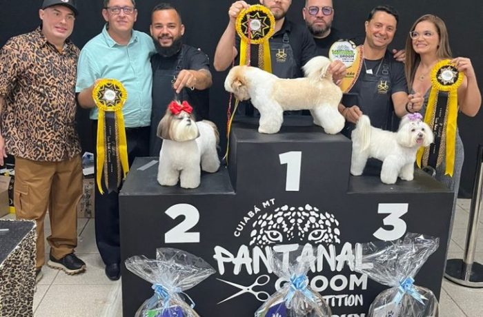 Mato Grosso do Sul celebra prêmio em competição nacional de estética animal na Expopet Cuiabá