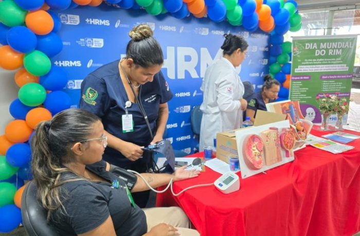 No Dia Mundial do Rim, HRMS promove ação de conscientização e alerta para cuidados com a saúde renal