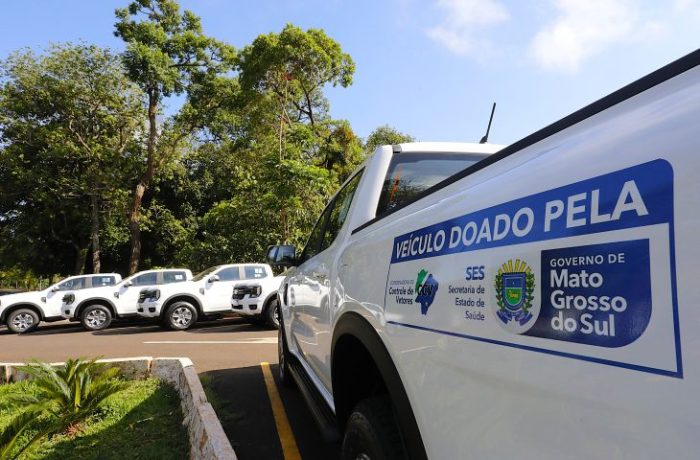 Para fortalecer ações de vigilância em saúde, Governo de MS entrega veículos para 14 municípios