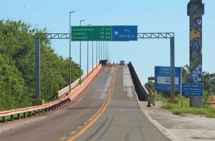Ponte sobre o Rio Paraguai em Corumbá ficará interditada na próxima quarta-feira