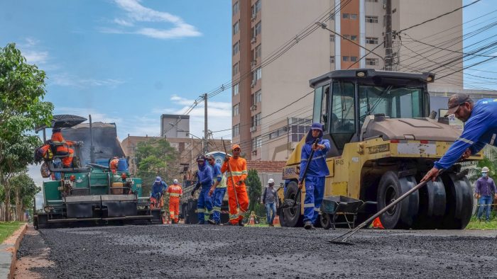 PrefCG investe mais de R$ 5 mi em recapeamento da Av. Ernesto Giesel