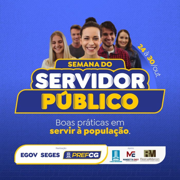 Prefeitura promove semana com aulões, palestras e sorteios de prêmios em comemoração ao Dia do Servidor