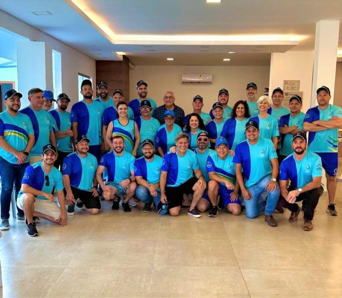 Presidente do TCE-MS incentiva servidores que vão competir nas Olimpíadas em Cuiabá