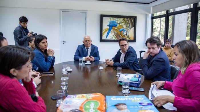 Presidente do TCE-MS recebe mães para tratar de demandas das crianças atípicas