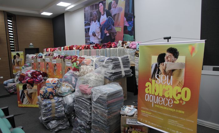 Seu Abraço Aquece Detran-MS reforça mobilização estadual e inicia arrecadação para campanha de inverno