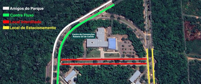 Simulado de acidente muda o trânsito no Parque dos Poderes no final de semana