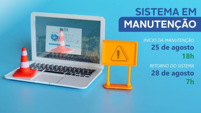 Sistema do TCE-MS ficará indisponível, a partir de sexta-feira, 25.