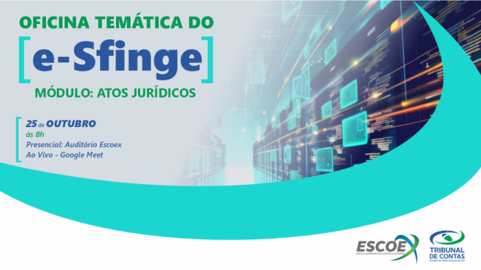 Tribunal de Contas promove série de oficinas para capacitação no sistema e-Sfinge