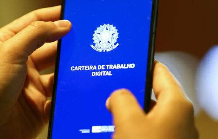 Carteira de trabalho digital.