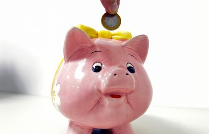 Poupança, cofrinho, cofre, moeda