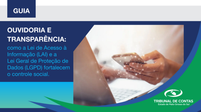 ‘Guia Ouvidoria e Transparência’ é o TCE-MS mais perto do cidadão